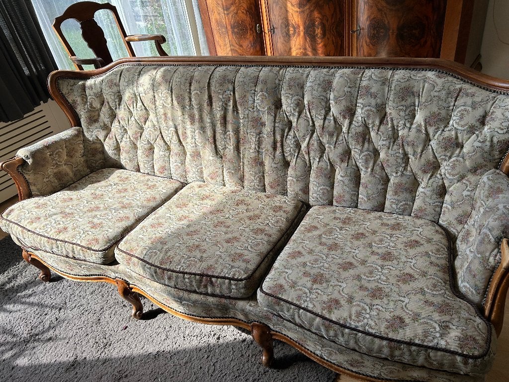 Gratis bank, Ophalen, Gebruikt, 150 tot 200 cm, Vintage