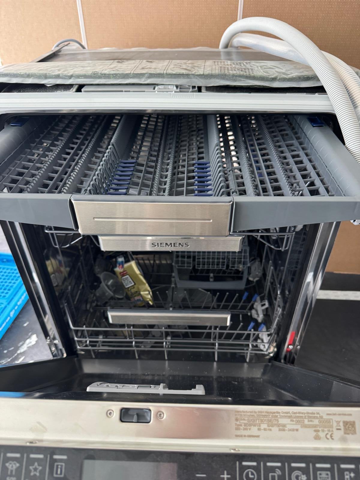 Nieuwe Siemens XXL InbouwVaatwasser Luxe, Stil, Ophalen, Minder dan 85 cm, 60 cm of meer, Minder dan 10 liter