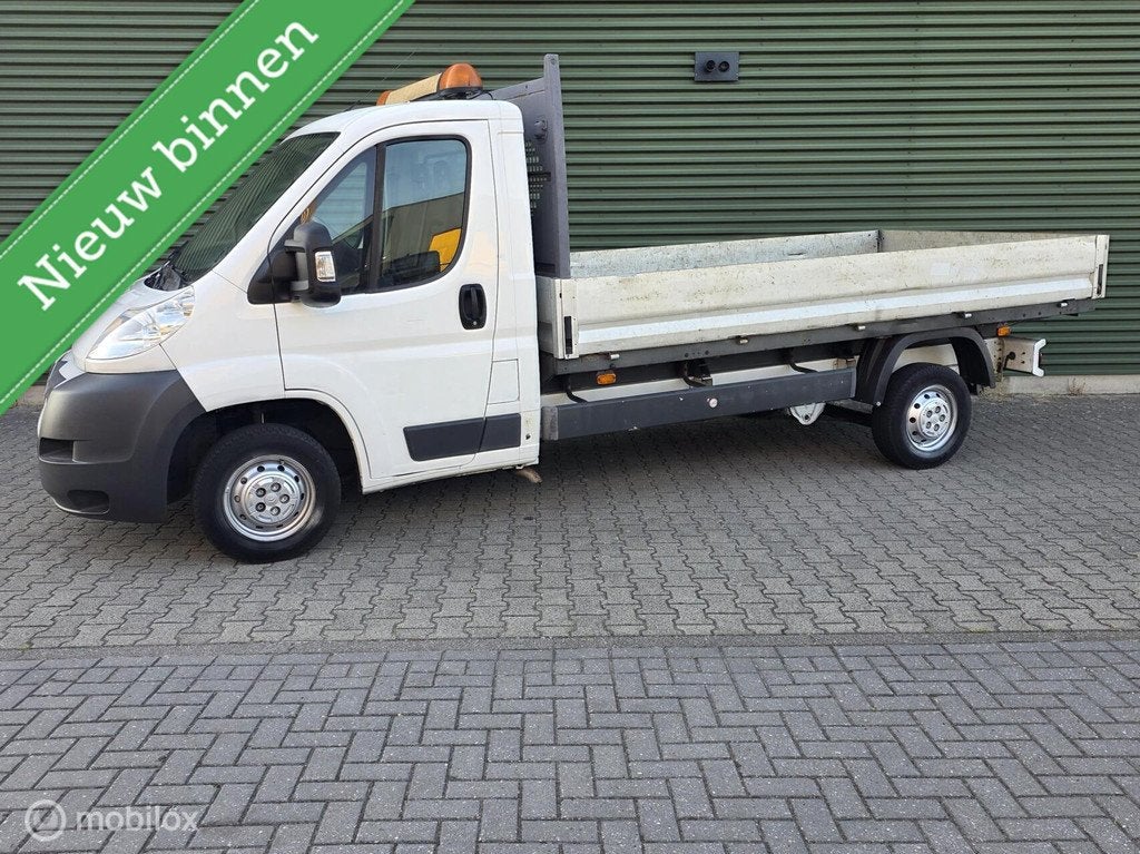 Citroen Jumper 2.2 HDI Bestel Openlaad bak|MARGE|, Auto's, Citroën, Euro 5, Gebruikt, Zwart, 2500 kg