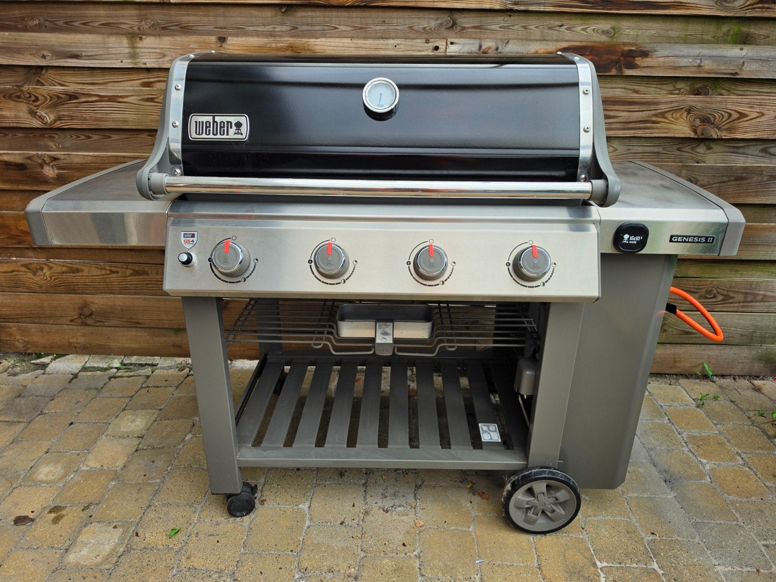 Weber Genesis II 2 E-410 GBS-gasbarbecue in nieuwstaat, Ophalen, Zo goed als nieuw, Weber
