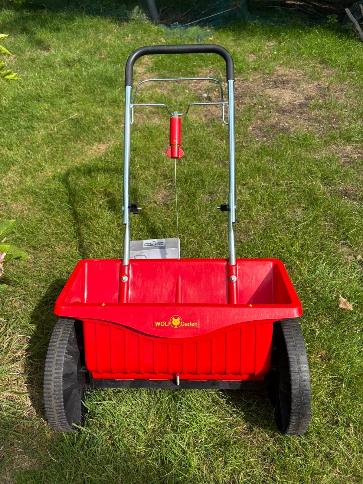 Wolf garten strooiwagen 43cm, Tuin en Terras, Ophalen, Zo goed als nieuw