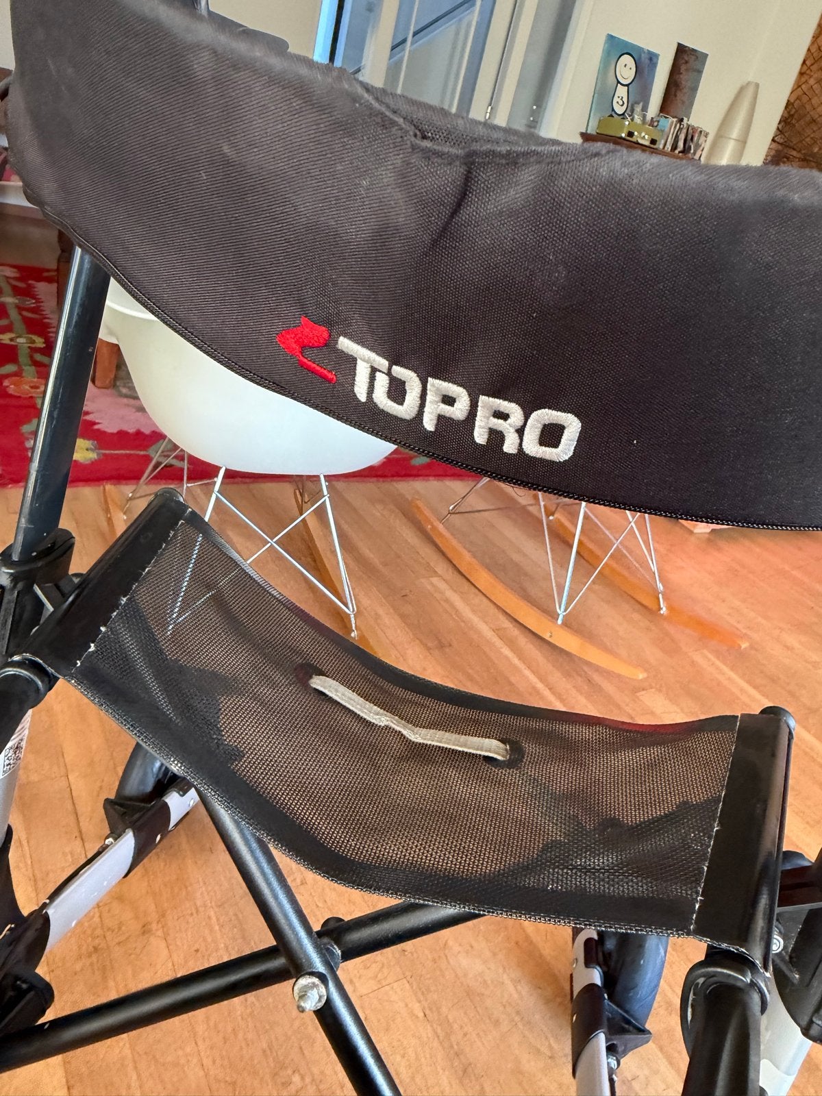 Rollator Topro Troja met ergo grip zwart, Ophalen, Lichtgewicht, Gebruikt