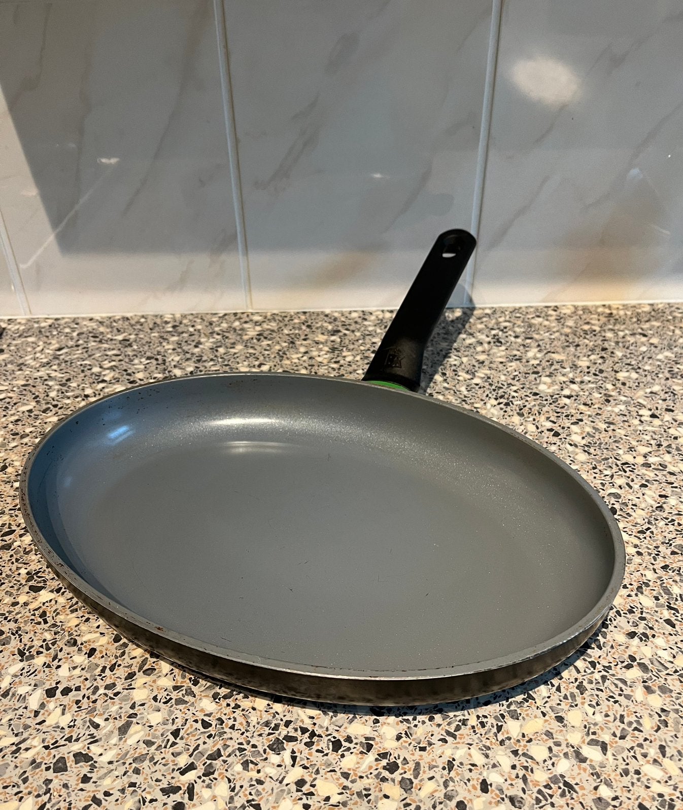 BK Balans Vispan – als nieuw -26cm, Ophalen, Zo goed als nieuw, Rvs