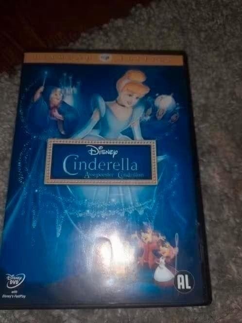 Disney Assepoester (Cinderella) DVD - Klassieke Animatie, Gebruikt, Animatie, Alle leeftijden, Nederlands