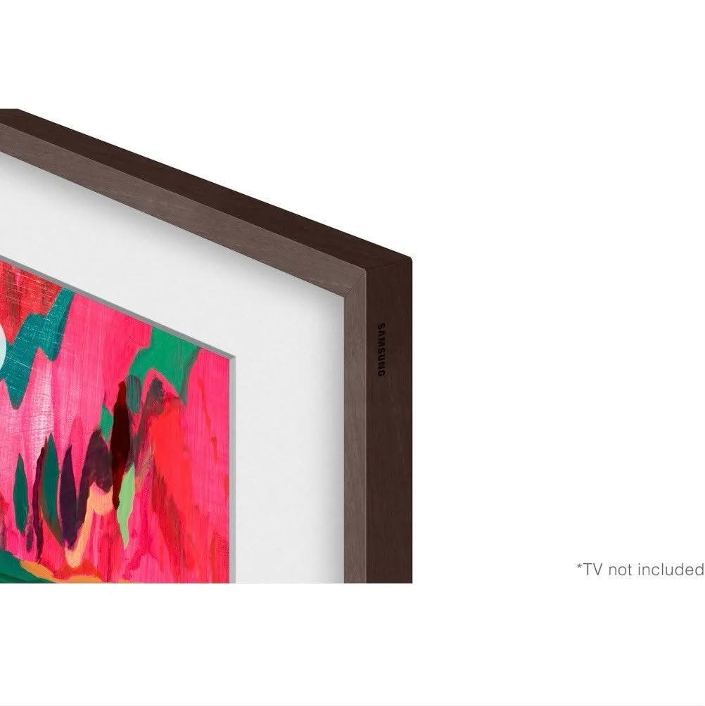 Samsung The Frame sierlijst in walnoot bruin 75 inch, Ophalen, Zo goed als nieuw