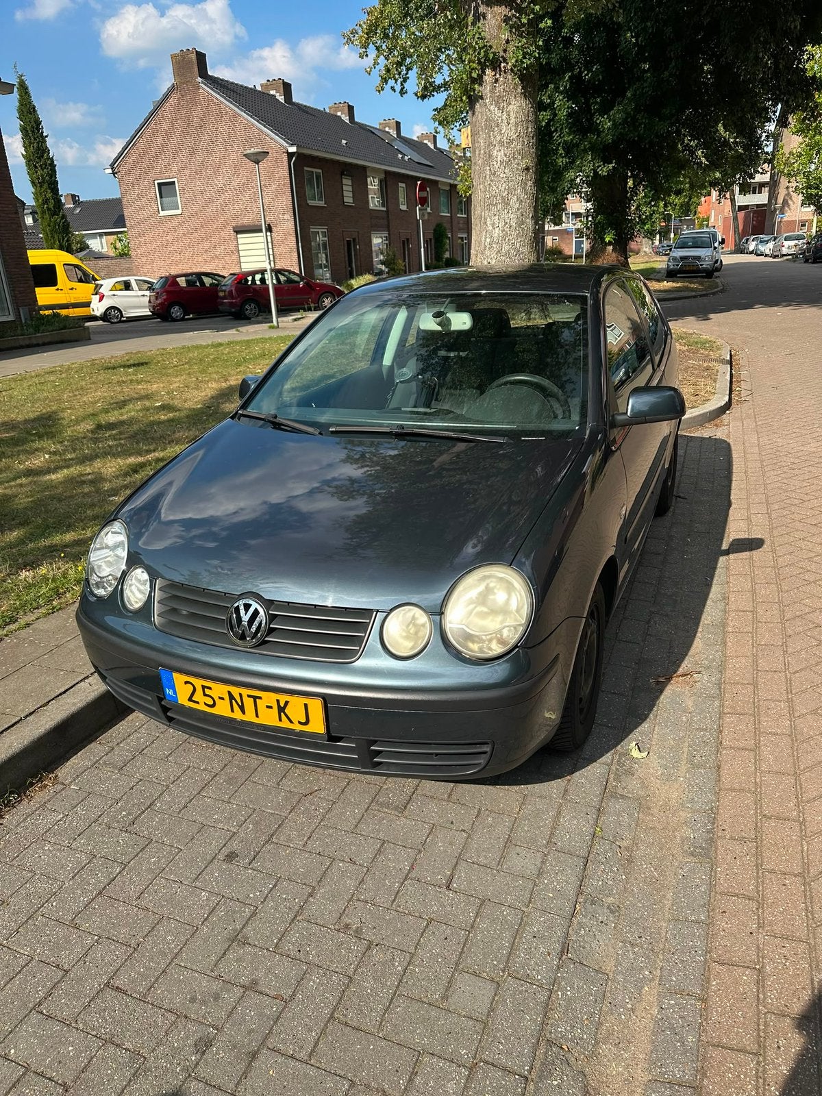 Volkswagen Polo 1.4 55KW Automaat 2004 donker Blauw, Blauw, Origineel Nederlands, Particulier, 1000 kg