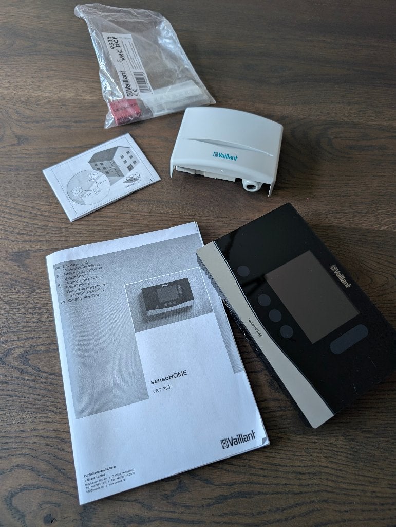 Vaillant VRT 380 + VRC DCF, Ophalen of Verzenden, Slimme thermostaat, Zo goed als nieuw