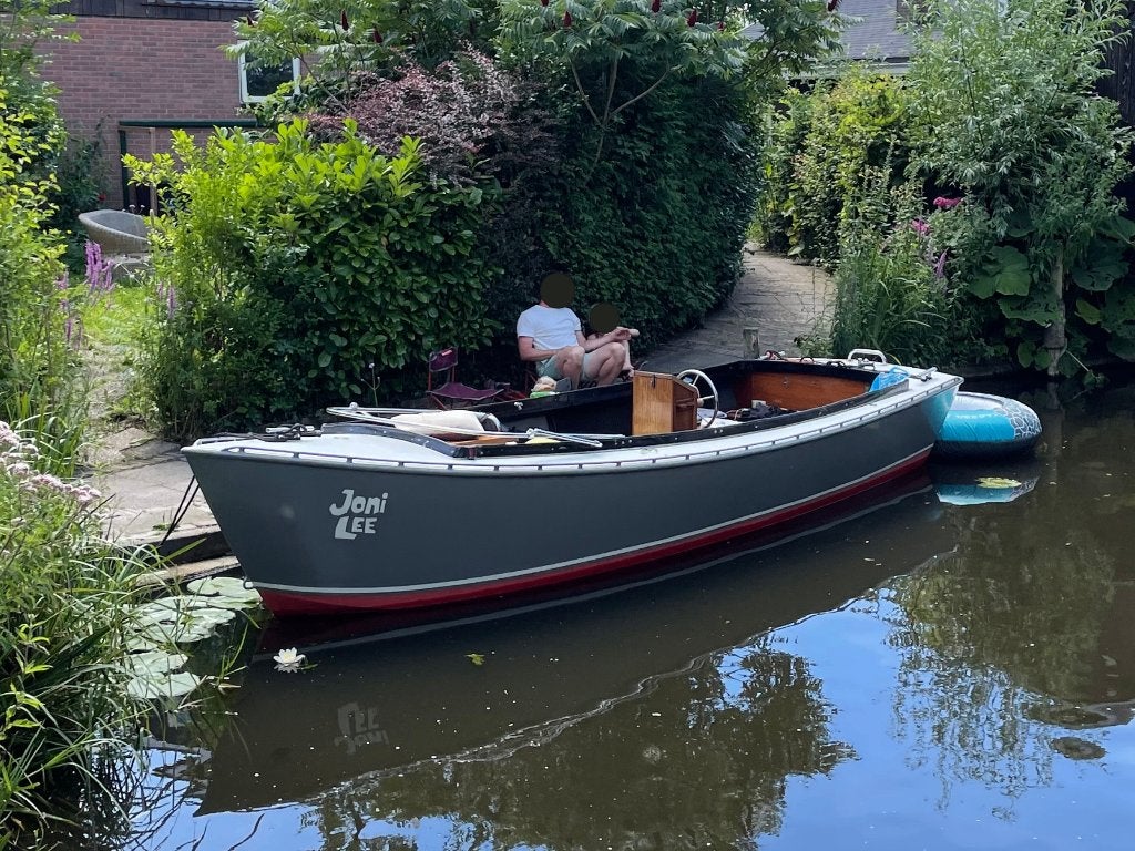 grachtenboot met karakter, Yanmar diesel, 6 meter, Gebruikt, Staal, Binnenboordmotor, 1.00 - 1.50 meter