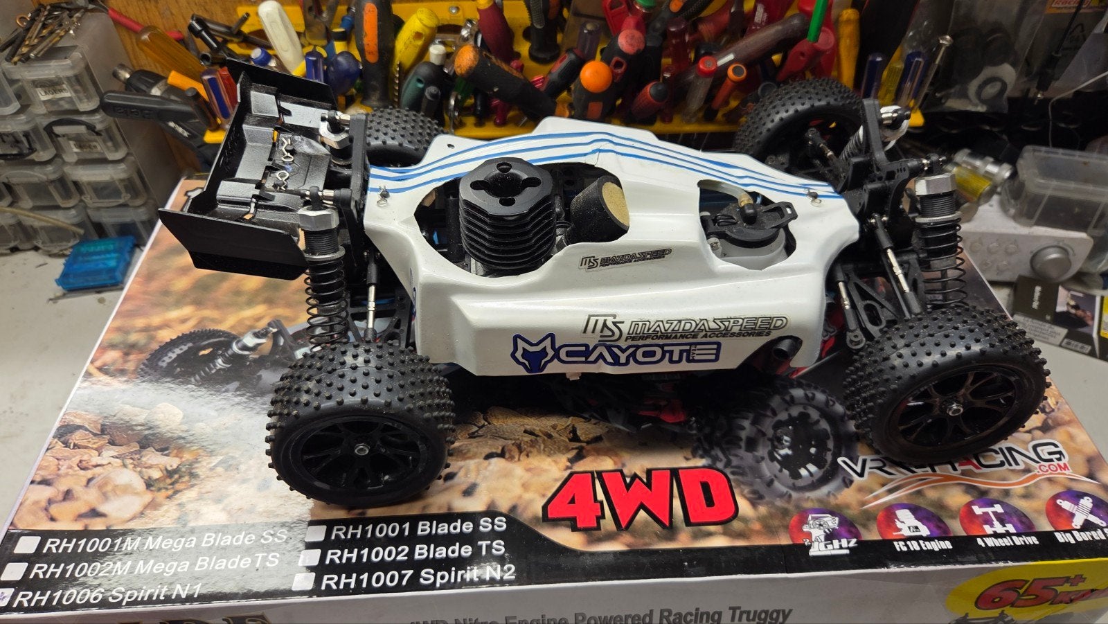 te koop leuke vrx racing, Gebruikt, Ophalen of Verzenden, Schaal 1:10, Auto onroad