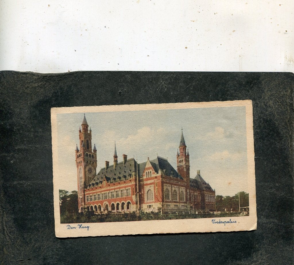 Ansicht Den Haag - Vredespaleis, Verzenden, 1920 tot 1940, Gelopen, Zuid-Holland