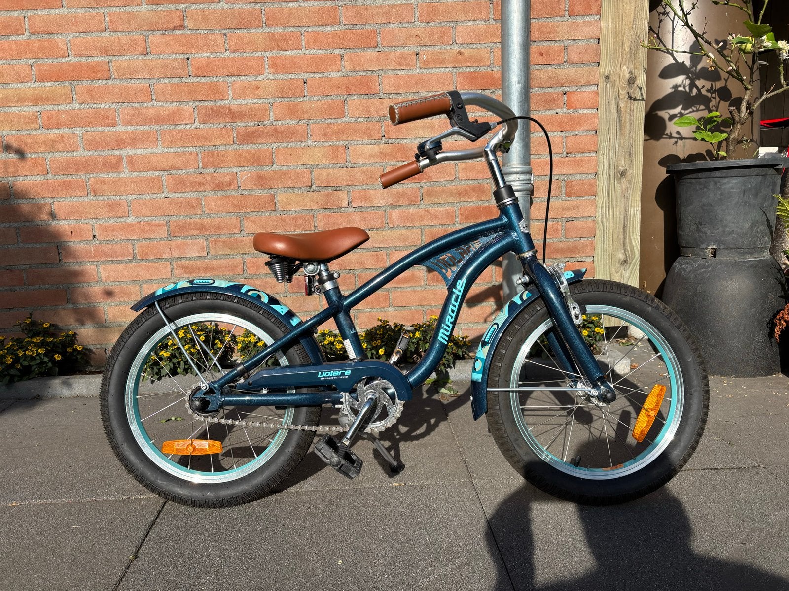 Volare Miracle Kinderfiets 16 inch met Terugtraprem, Ophalen, Gebruikt, 16 inch