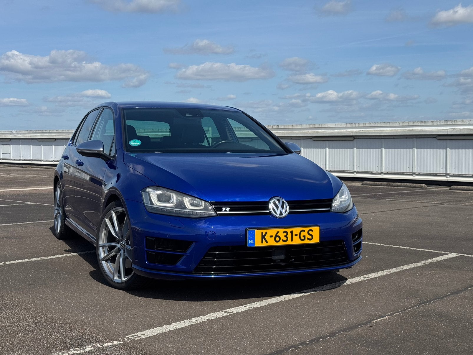 Volkswagen Golf 2.0 TSI R 221KW 5D 4MOTION DSG 2014 Blauw, Auto's, Volkswagen, Automaat, Startonderbreker, 4 cilinders, 1984 cc