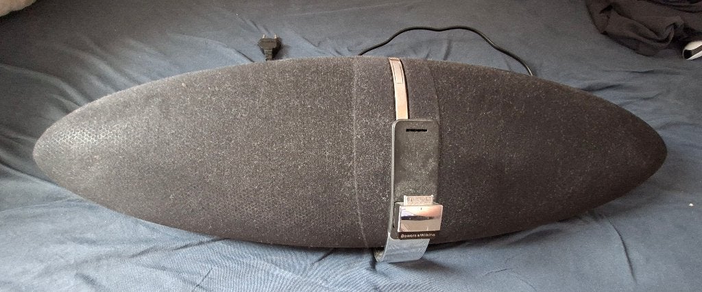 Bowers en Wilkins Zeppelin Air met ipod dock, Gebruikt, Overige typen, AUX-ingang, Bowers & Wilkins (B&W)