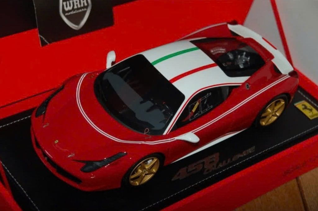 1:18 FERRARI 458 TAILOR MADE LAUDA BBR see info WRH, Hobby en Vrije tijd, Ophalen of Verzenden, Zo goed als nieuw, Auto, Overige merken