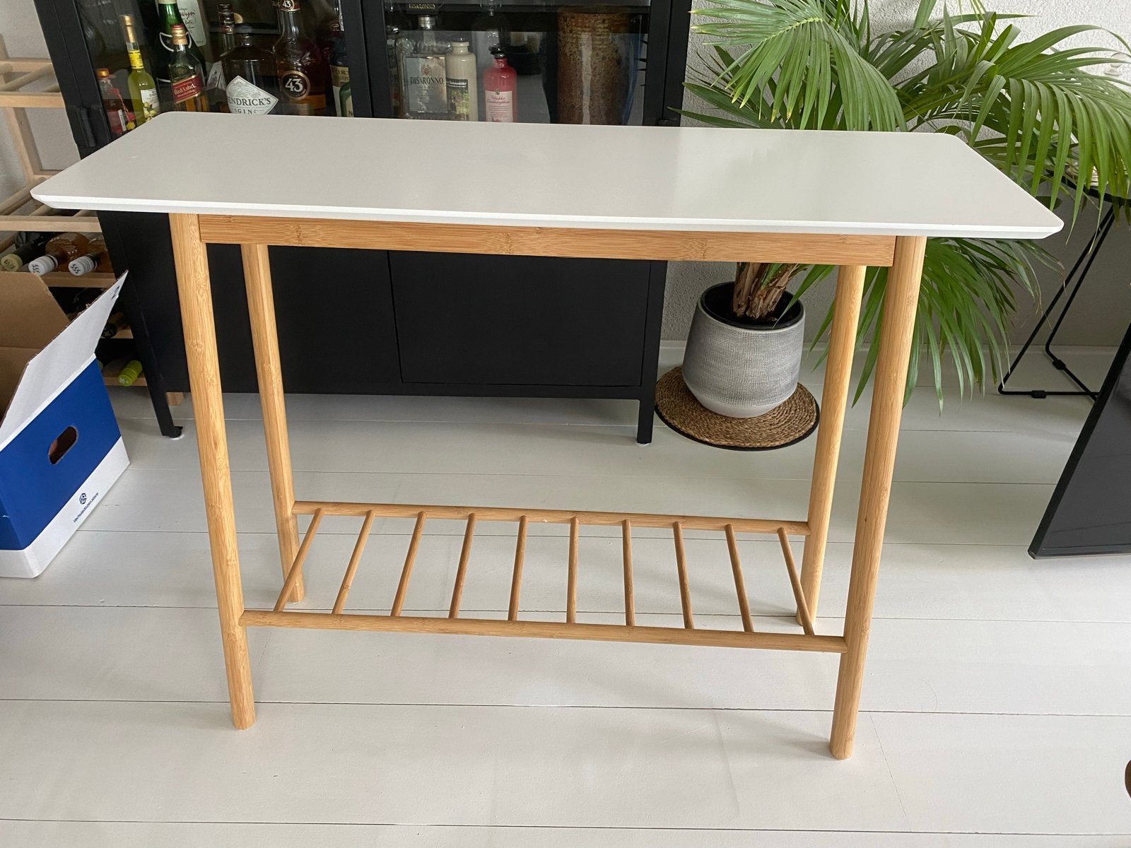 JYSK Console-/Bijzettafel met lichte beschadiging, Ophalen, Gebruikt, 50 tot 100 cm, Overige houtsoorten