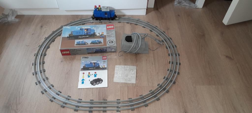 Lego trein 12v 12 volt 7760 100% compleet met boekje en doos, Gebruikt, Compleet, Overige thema's, Lego
