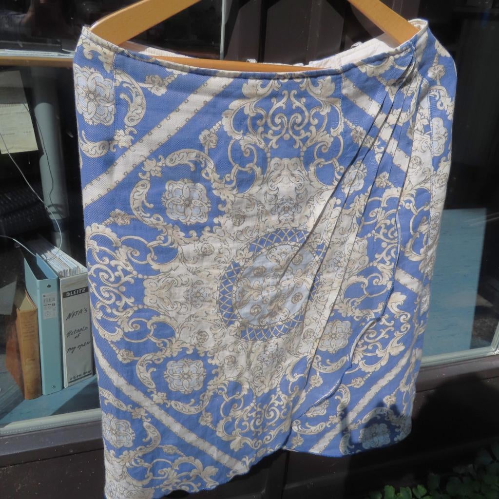 Heel mooi linnen rokje Scarva lavendel blauw mt 40 prachtig!, Kleding | Dames, Rokken, Maat 38/40 (M), Zo goed als nieuw, Knielengte