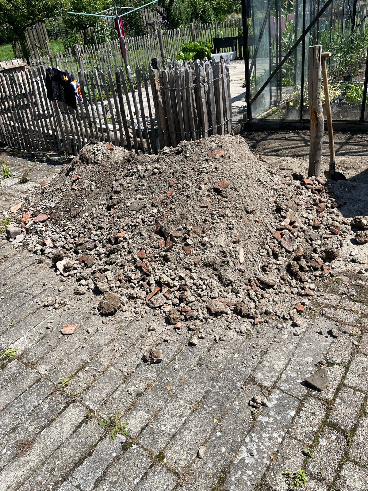 Puin gratis op te halen, Ophalen, Gebruikt