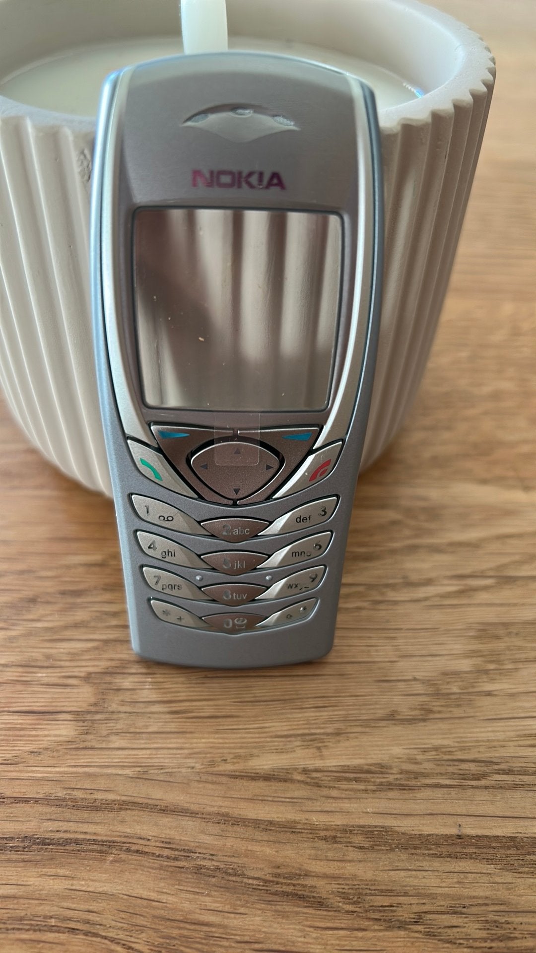 Nokia front met achterdeksel 6100 nieuw, Ophalen of Verzenden, Nieuw, Zilver, Klassiek of Candybar