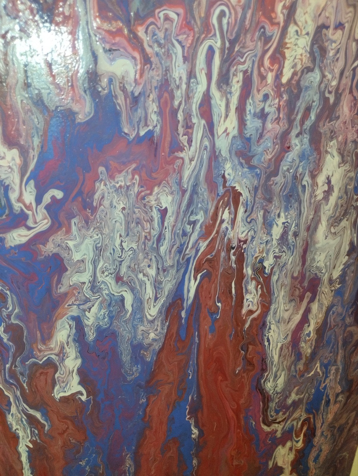 abstract lang schilderij - art - painting - kunst, Ophalen