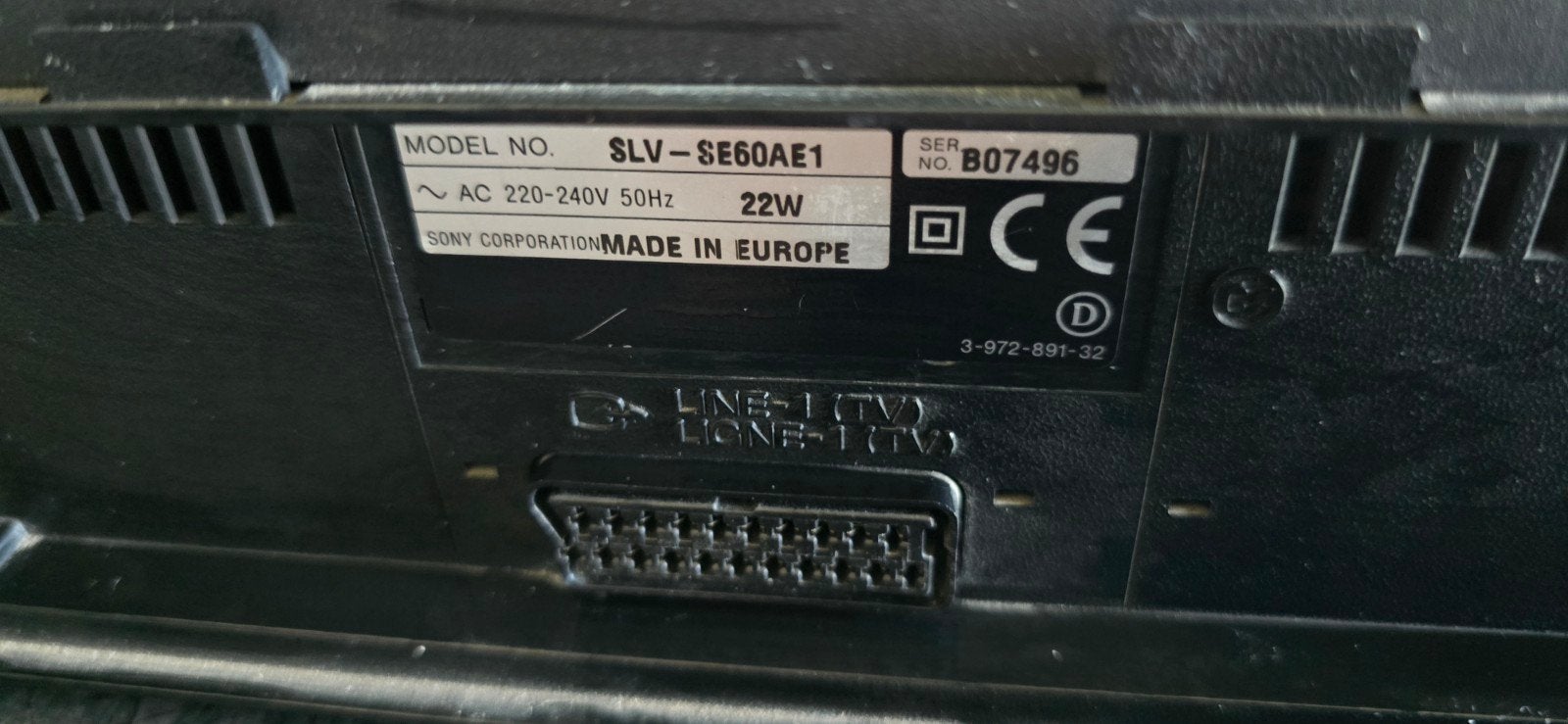 Sony VHS videorecorder 100% ok, Ophalen, Gebruikt, VHS-speler of -recorder