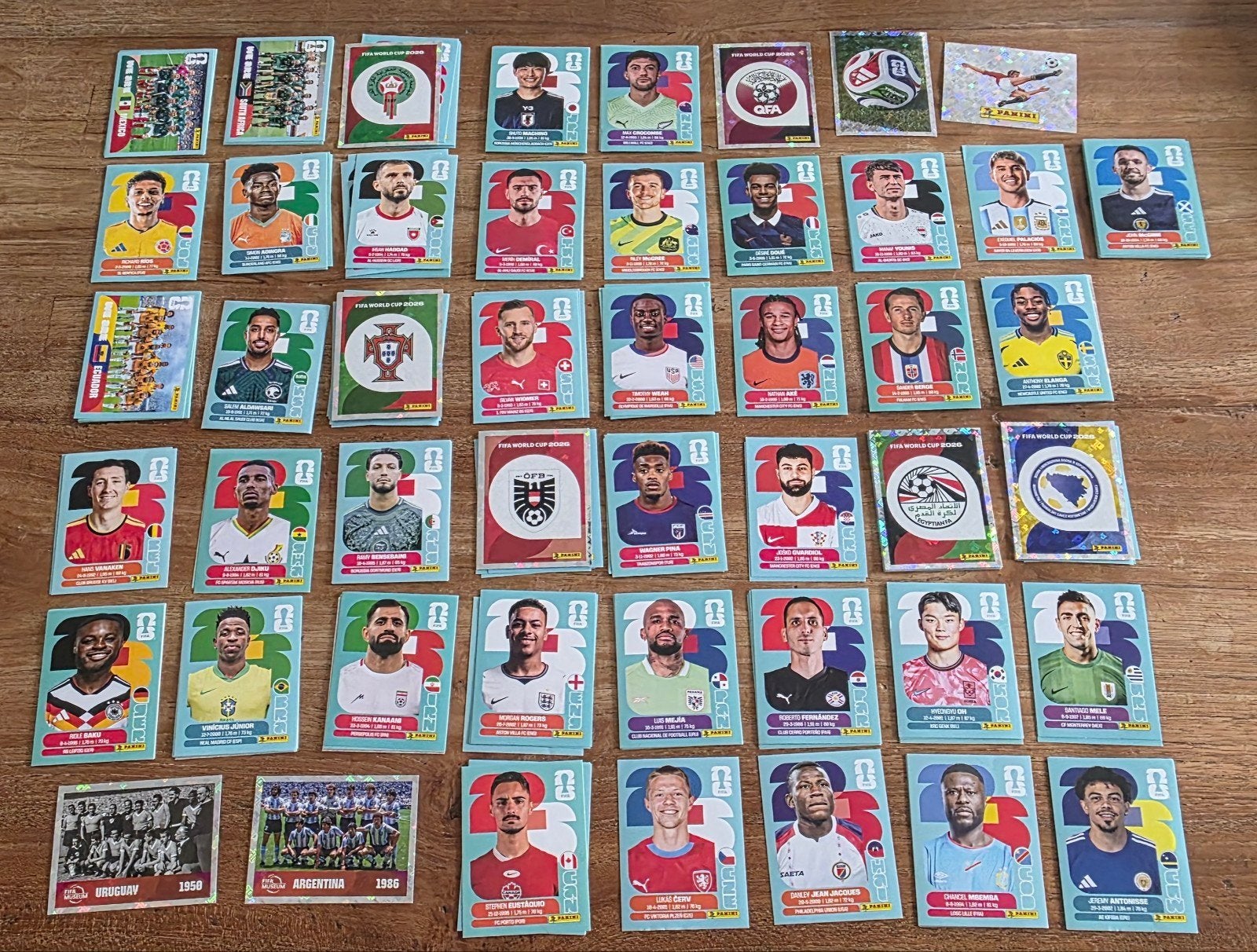 Panini Fifa World Cup voetbal stickers, Ophalen of Verzenden, Nieuw, Meerdere stickers