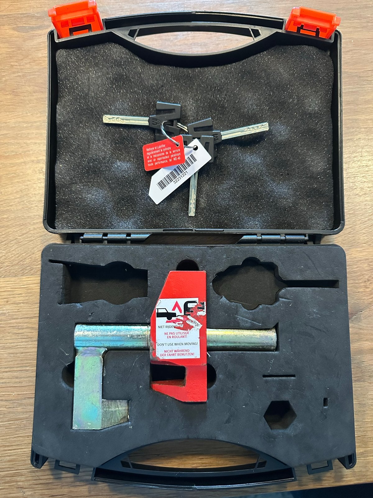 DoubleLock Compact Eagle SCM gekeurd disselslot, Ophalen of Verzenden, Gebruikt