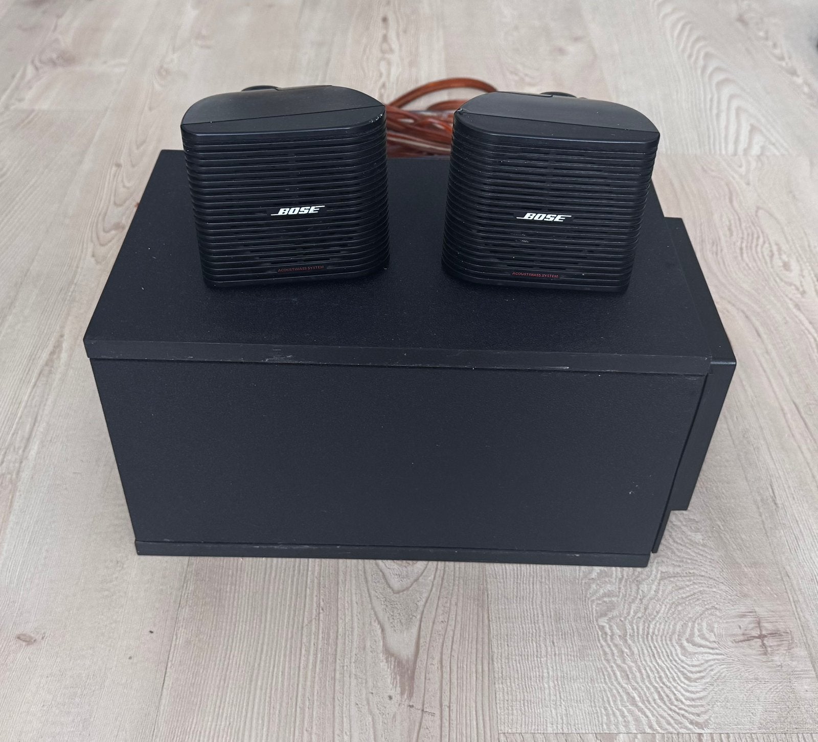Bose Acoustimass 3 speaker system, Ophalen of Verzenden, Gebruikt, Bose