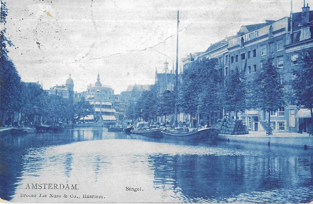 AK Amsterdam - Singel, Verzenden, Voor 1920, Gelopen, Noord-Holland
