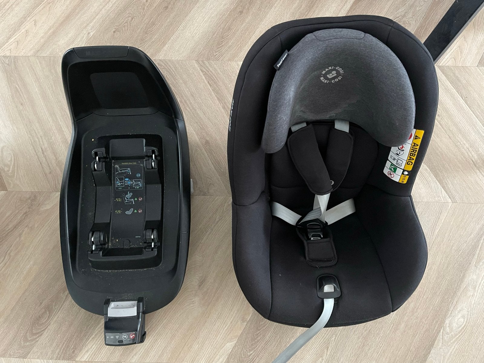 Maxi-Cosi autostoel met Isofix base, Kinderen en Baby's, Autostoeltjes, Ophalen, Zijbescherming, Zo goed als nieuw, Isofix