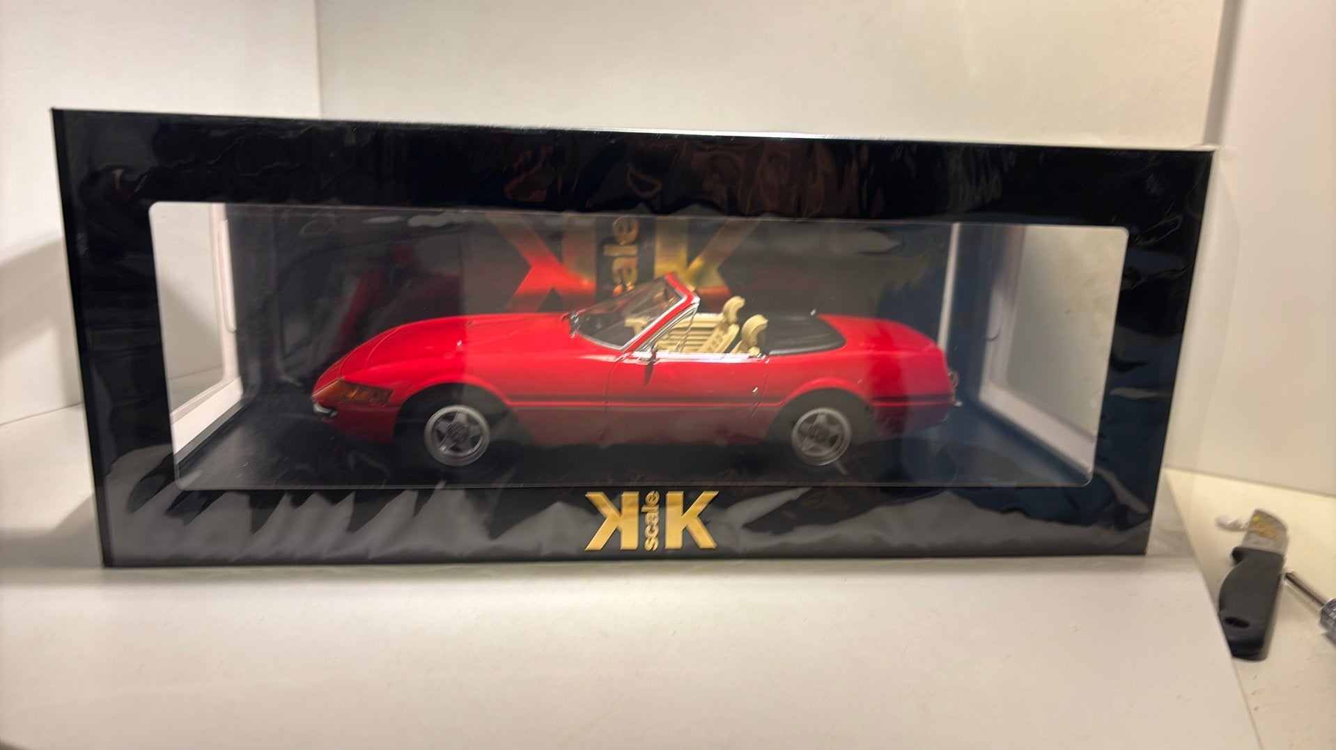Ferrari 365 gts /4 1971 kk-scale 1.18, Overige merken, Ophalen of Verzenden, A, A