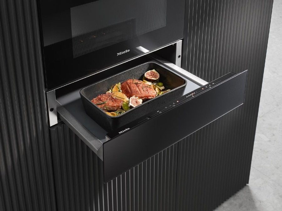 Miele ESW7010 OBSW - Warmhoudlade - NIEUW - Zwart, Ophalen, Nieuw, Zwart, Glas