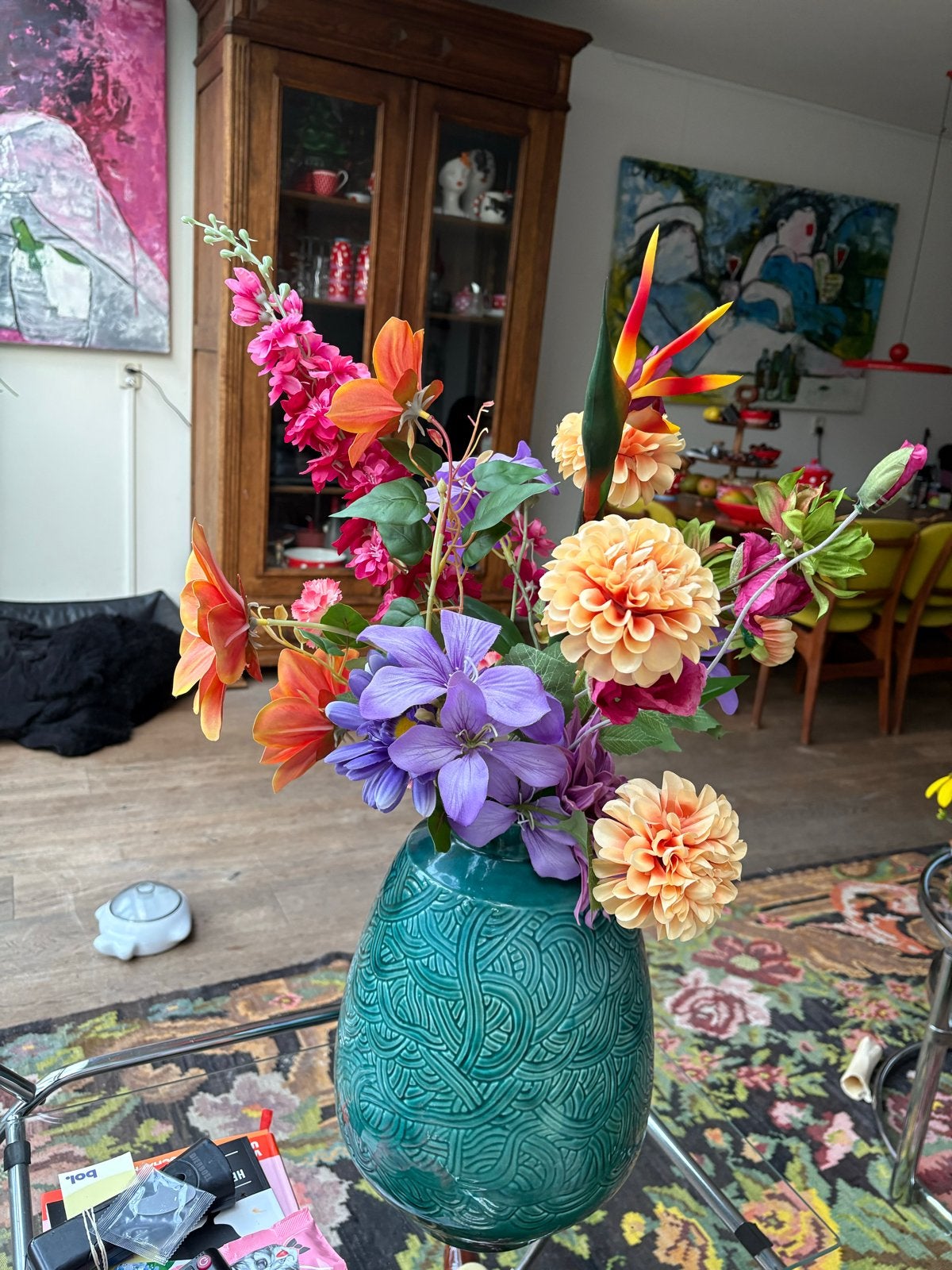 Prachtige vaas, Huis en Inrichting, Ophalen, Overige typen, Met pot of vaas, Nieuw
