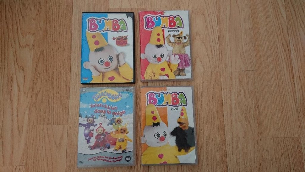 4 Bumba DVD's, Cd's en Dvd's, Alle leeftijden, Poppen, Ophalen of Verzenden, Documentaire/non-fictie