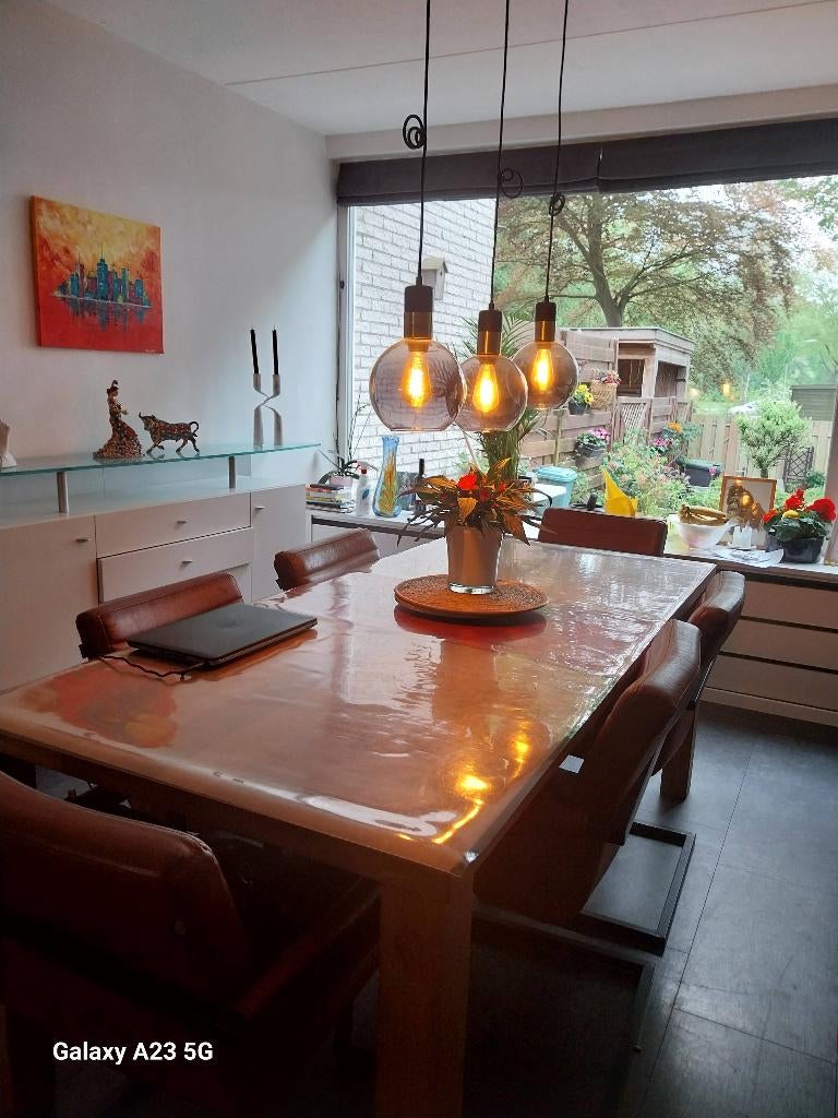 Feel Good stoelen, Huis en Inrichting, Ophalen, Gebruikt, Bruin, Vijf, Zes of meer stoelen