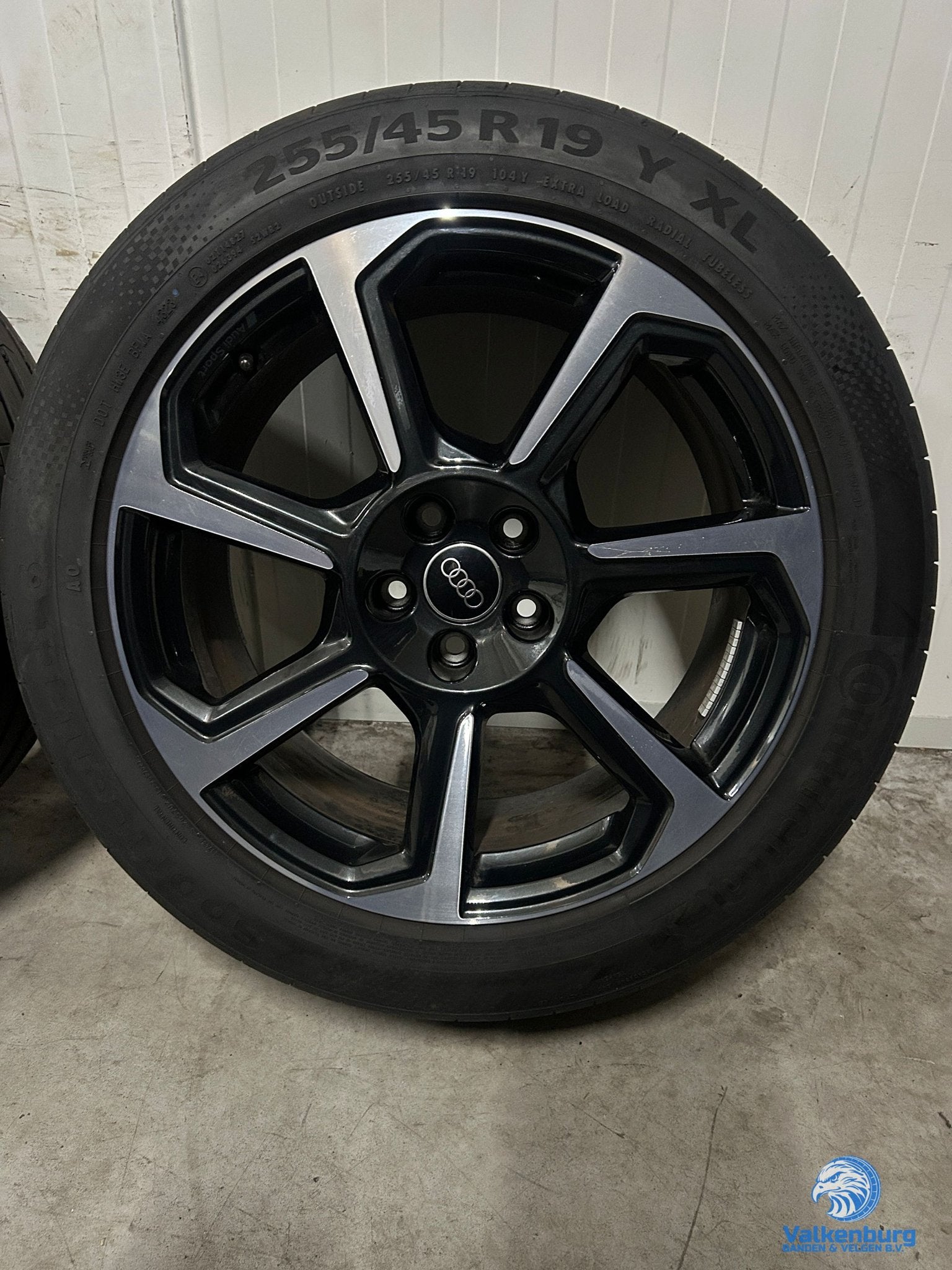 6-7mm! Originele Audi Q3 SQ3 F3 83A Audi Sport 19 inch zwart, Auto-onderdelen, 19 inch, Gebruikt, 255 mm, -