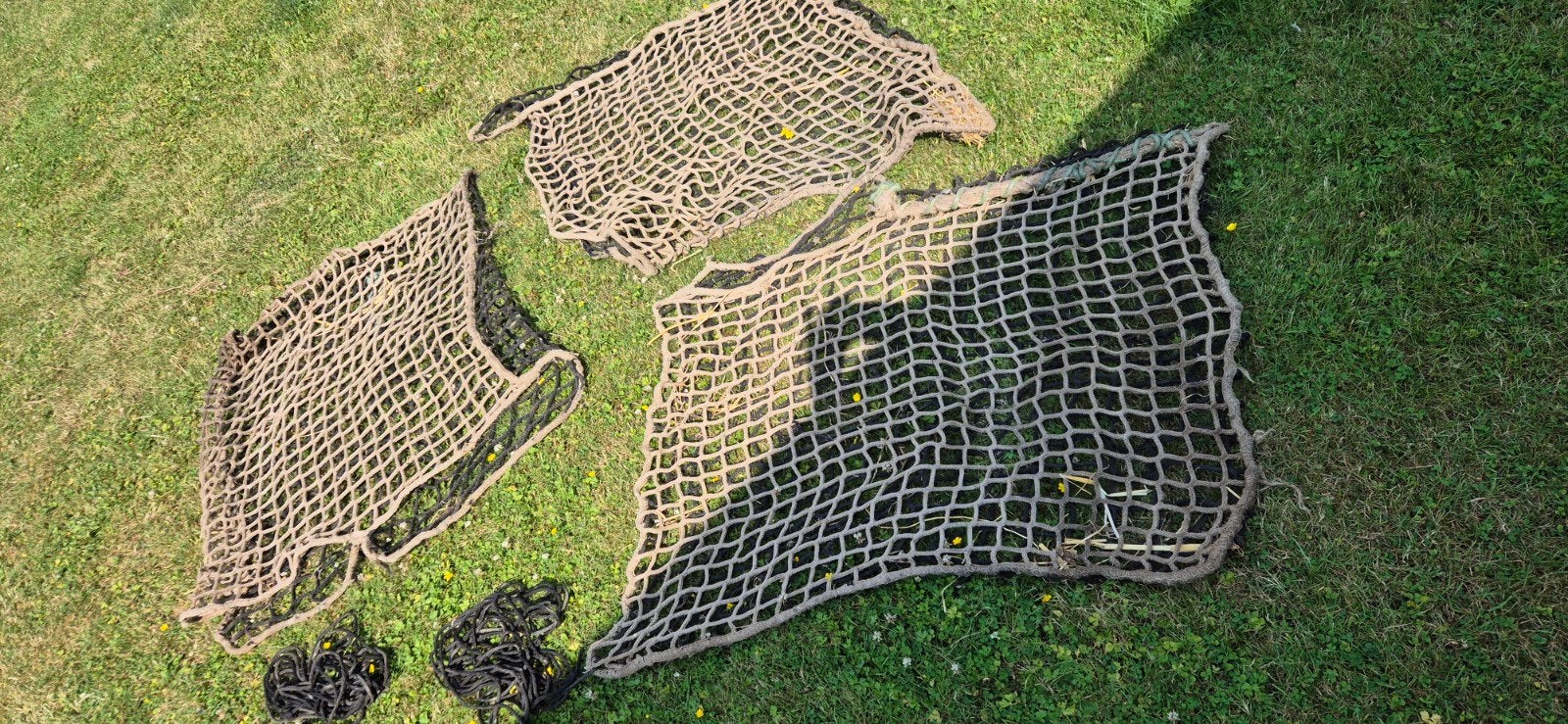 3 hooinetten stal, Dieren en Toebehoren, Ophalen of Verzenden, Gebruikt