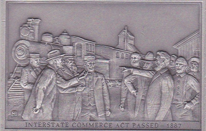INTERSTATE COMMERCE ACT PASSED - 1887, Ophalen of Verzenden, Overige materialen
