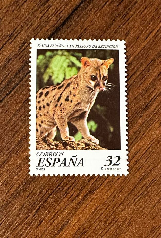 Spanje 1997 Postfrisse postzege dieren katten Genet), Ophalen of Verzenden, Postfris