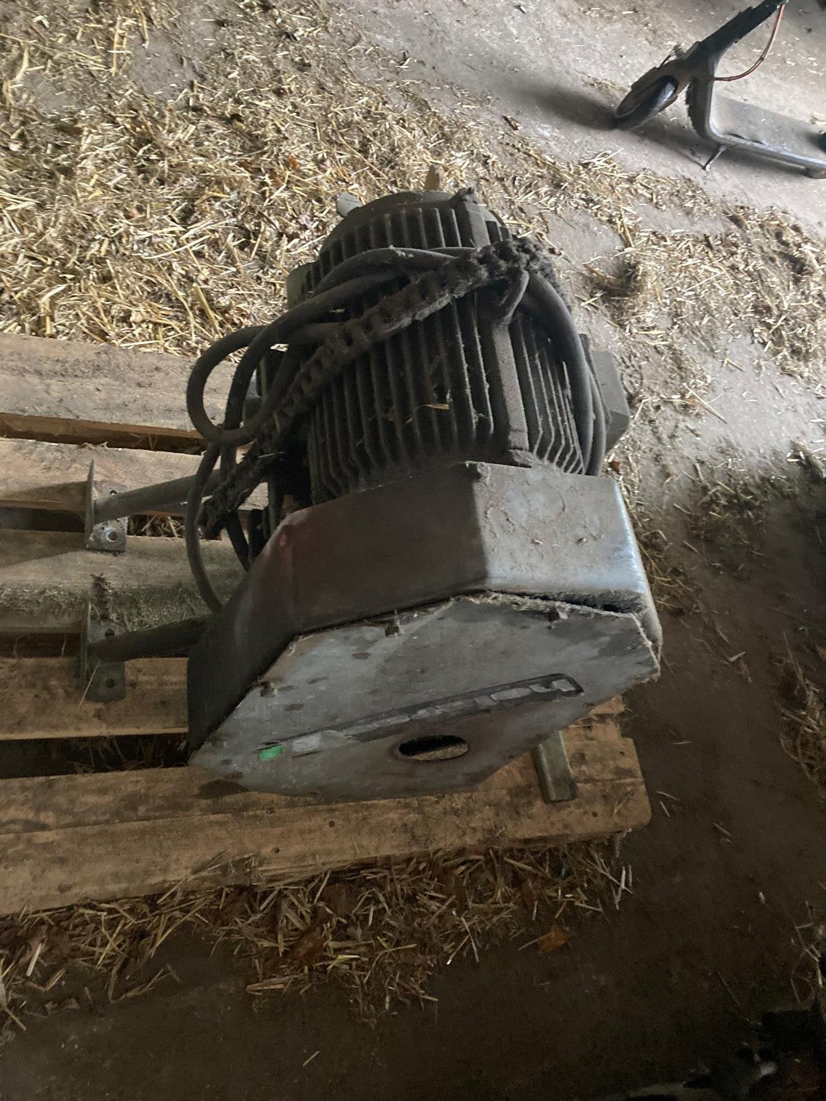 Electrisch aandrijfmotor voor mest mixer Holaras, Ophalen, Gebruikt