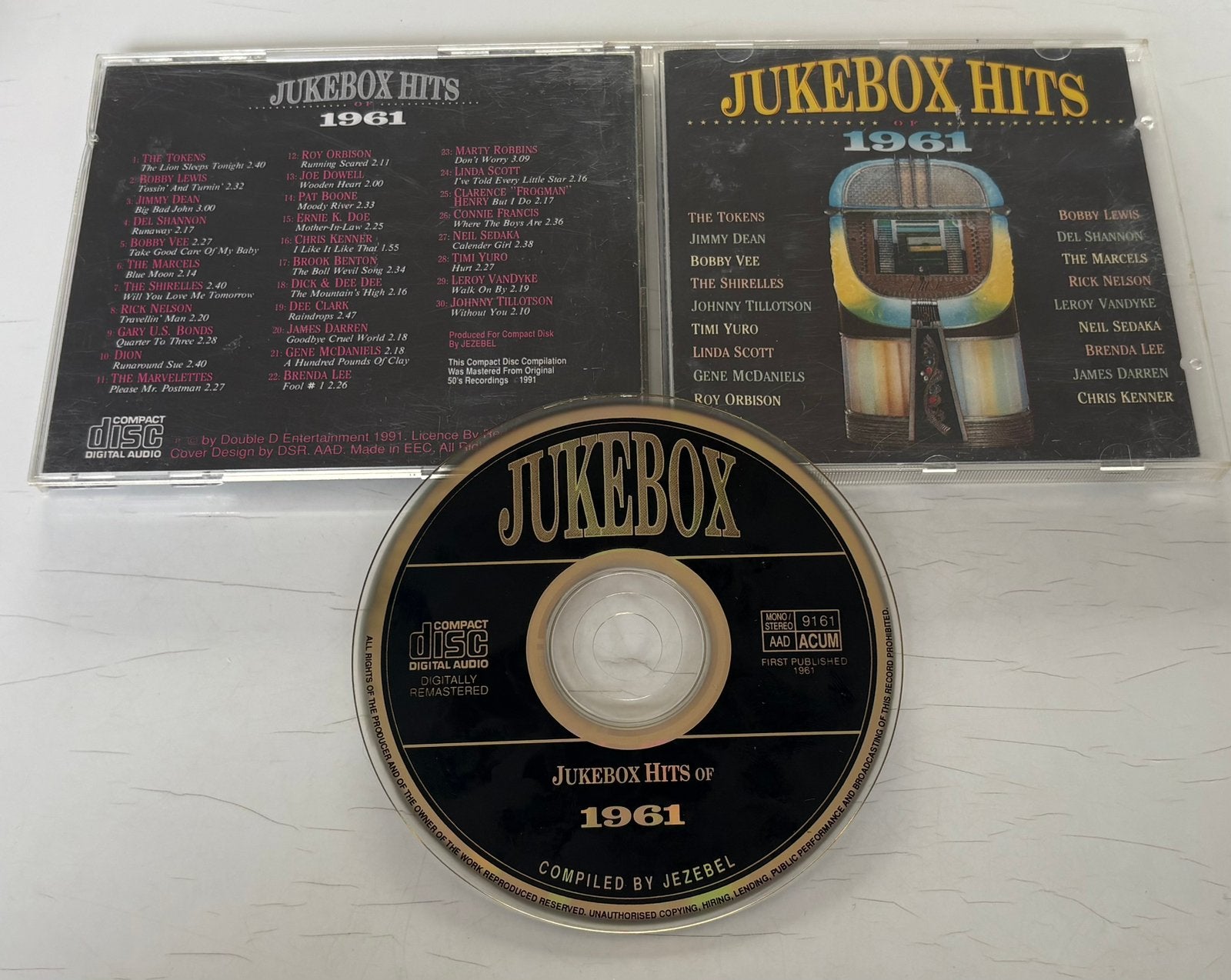 Jukebox hits of1961, Ophalen of Verzenden, Zo goed als nieuw, Pop