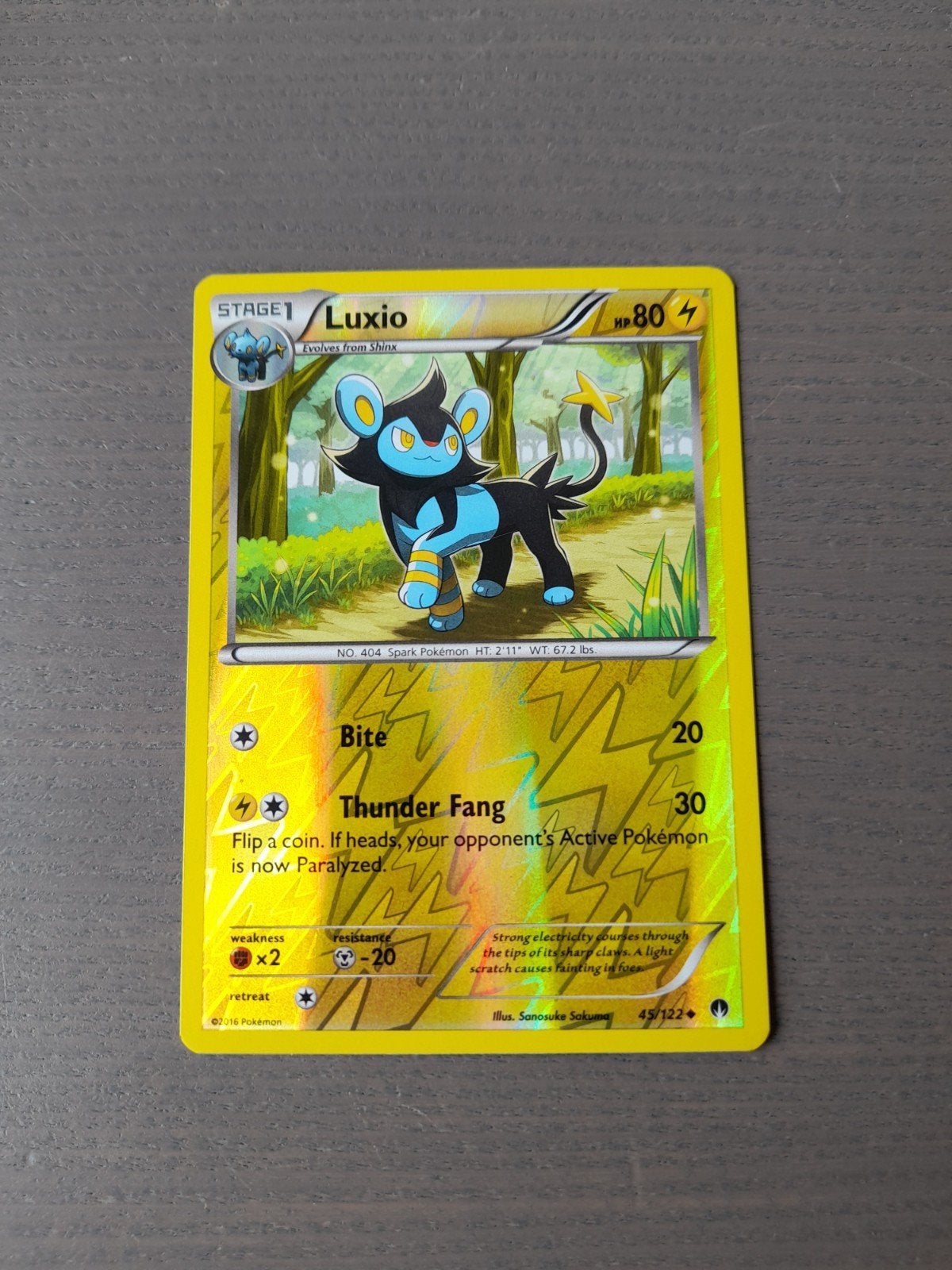 Breakpoint 45/122 luxio reverse, Ophalen of Verzenden, Zo goed als nieuw, Losse kaart, Foil