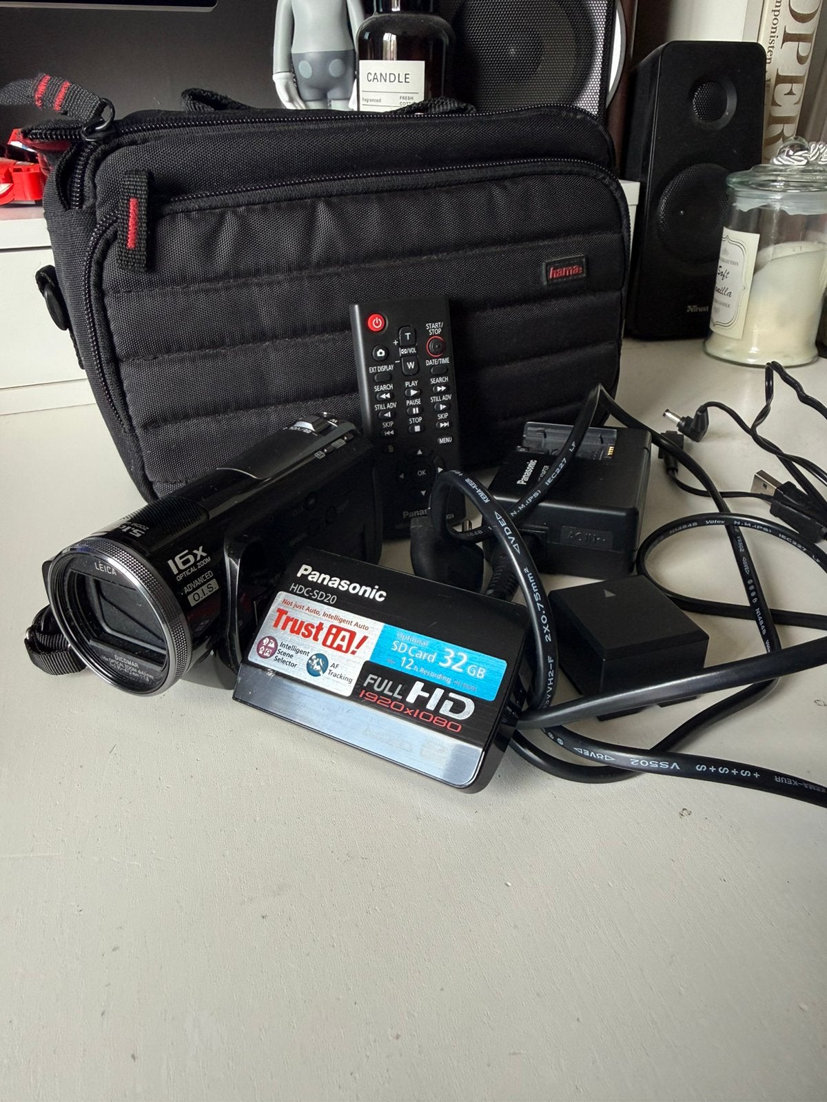 Panasonic HDC-SD20 Full HD Handycam / Camcorder, Full HD, Panasonic, 20x of meer, Ophalen of Verzenden