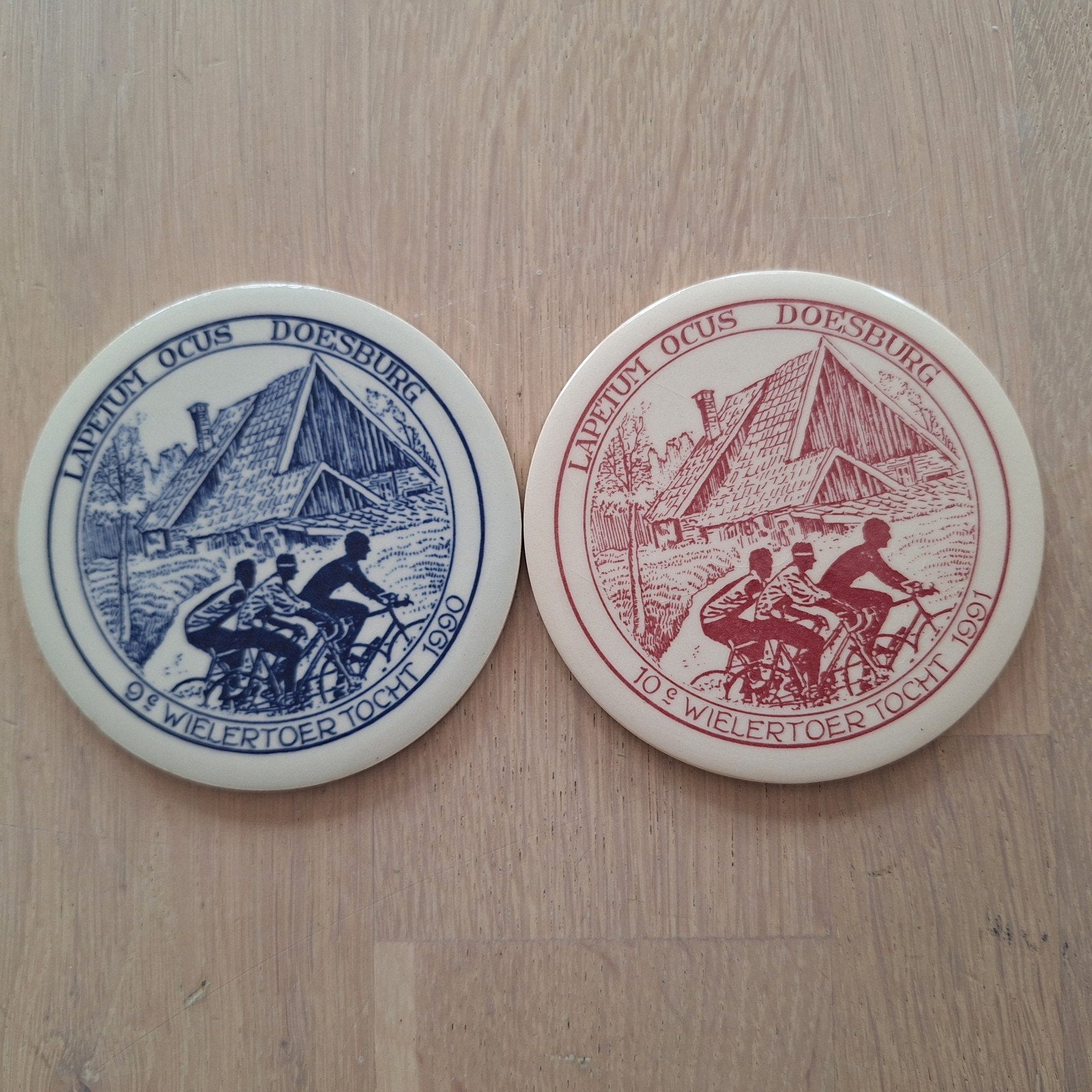 LAPETUM OCUS Doesburg fietsen wielertoer 90/91, Ophalen of Verzenden, Gebruikt, Overige sporten, Overige typen