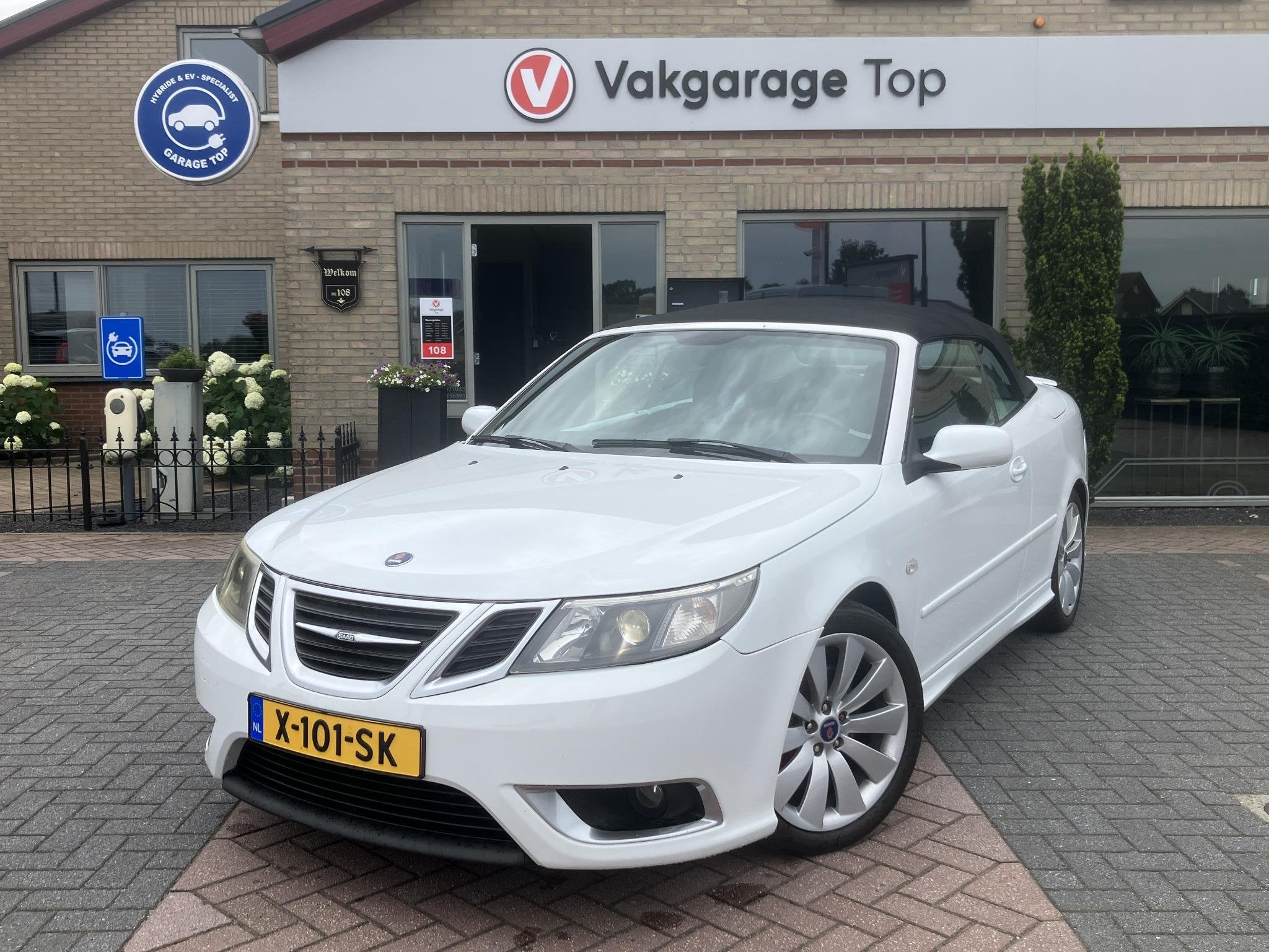 Saab 9-3 Cabrio 2.8 V6 T Aero | Leder | Cruise, Auto's, Open dak, Gebruikt, 1675 kg, Cabriolet