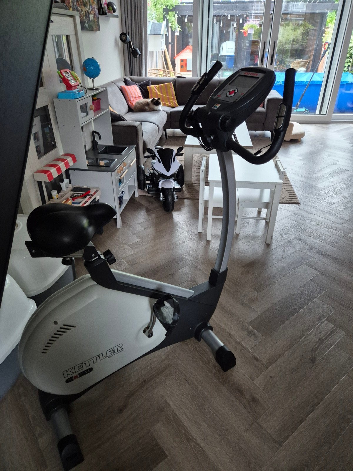 Hometrainer Kettler, Sport en Fitness, Ophalen, Zo goed als nieuw, Hometrainer