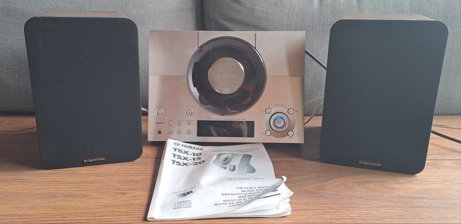 Yamaha CRX-TS20 cd speler met 2 speakers, Ophalen, Gebruikt, Tuner of Radio, Microset