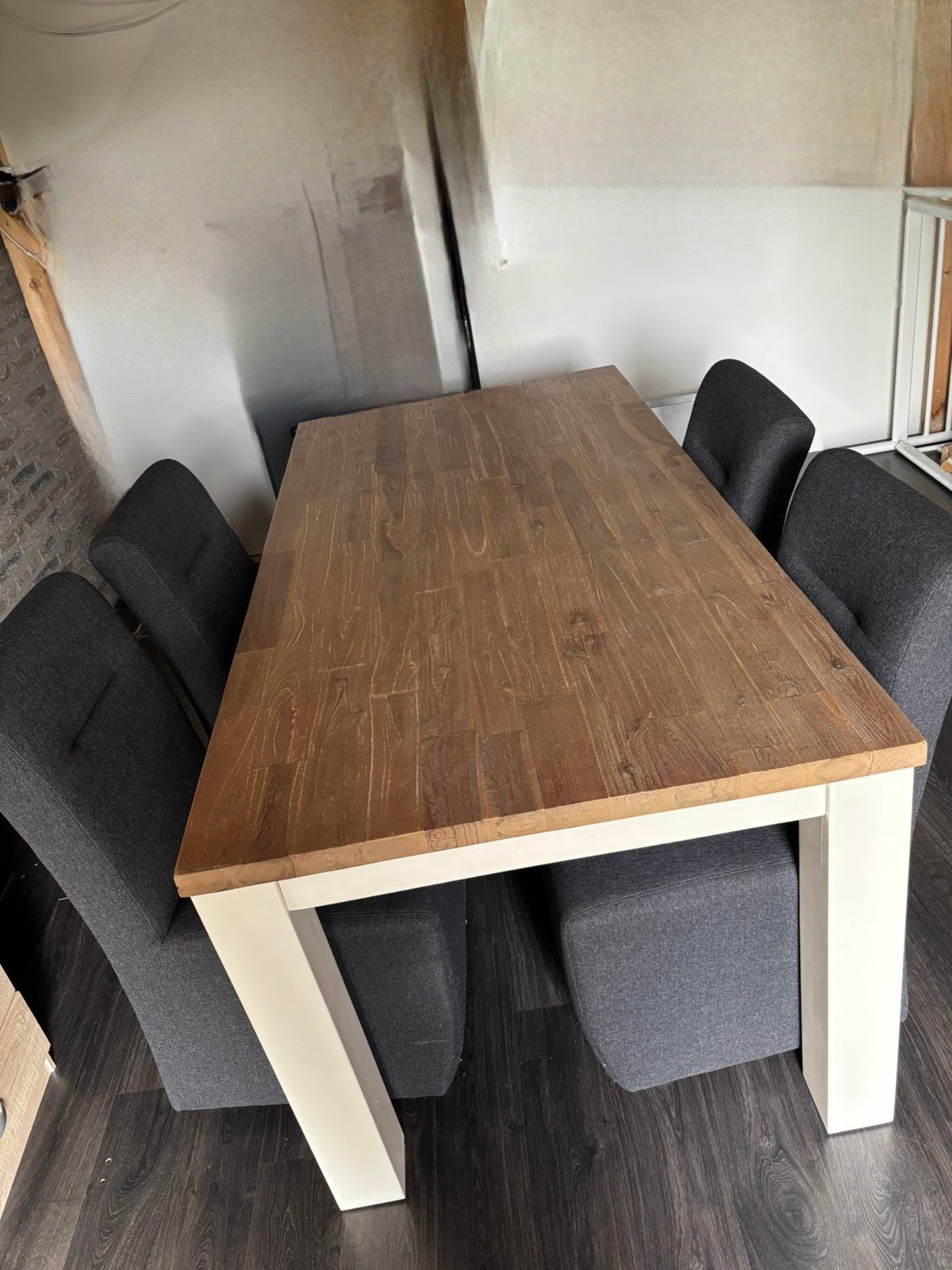 Solide eettafel, Ophalen, Gebruikt, 50 tot 100 cm, Vijf personen of meer