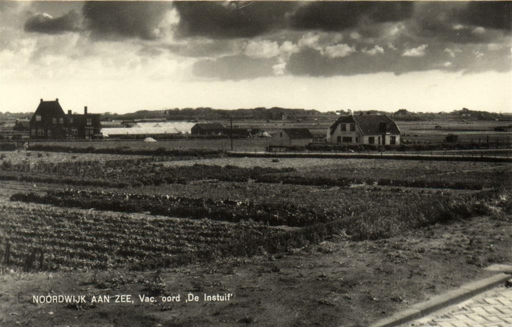 Noordwijk aan Zee, Vac. oord De Instuif - ongelopen, Ophalen of Verzenden, 1960 tot 1980, Ongelopen, Zuid-Holland