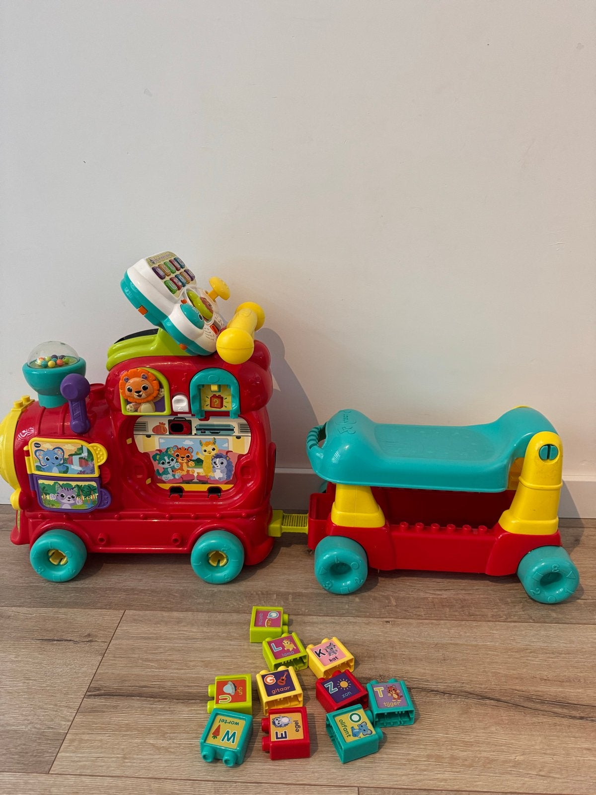 VTech Baby Rijden en Leren Letterlocomotief, Ophalen, Gebruikt, Overige typen, Met geluid